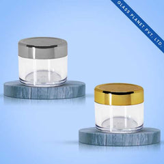 8GM Acrylic Jar with Golden or Silver Cap