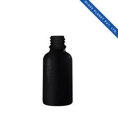 50 ml Black Matt Glass Bottle with 18mm Neck