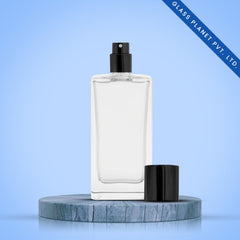 100 ml ZCKF Perfume Glass Bottle + Black Pump + Black Cap + Crimping Tool