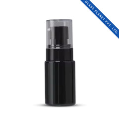 30 ML Black Matt Flat Shoulder Glass Bottle with NHR Serum Pump 20mm