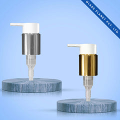 24mm Premium Lotion Pump Golden and Silver