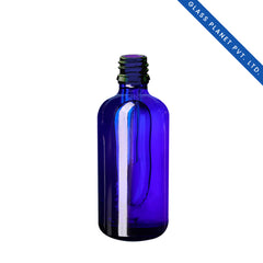 50 ml Blue Glass Bottle With 18mm Neck