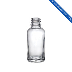 30 ml Clear Glass Bottle With 18mm Neck