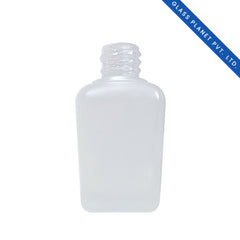 30ml Clear Square Frosted Glass Bottle 18mm