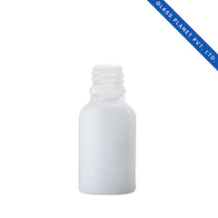 10 ml White Glossy Glass Bottle With 18mm Neck