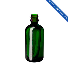100 ml Green Glass Bottle With 18mm Neck
