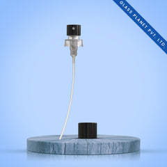 Black Crimp Pump for Perfume Bottles – 15mm Neck