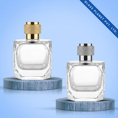 100 ml Lumiere Perfume Glass Bottle + Pump + Selection Cap + Crimping Tool