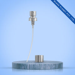 Silver Crimp Pump for Perfume Bottles – 15mm Neck