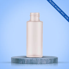 100ML Sleek White Color Cosmetic Plastic Bottle 24mm