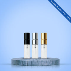 5ml Mini Perfume Glass Bottles with Aluminium Mist Pump