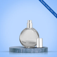 30 ml Voodoo Perfume Glass Bottle + Silver Crimp Pump + Silver Cap + Crimping Tool