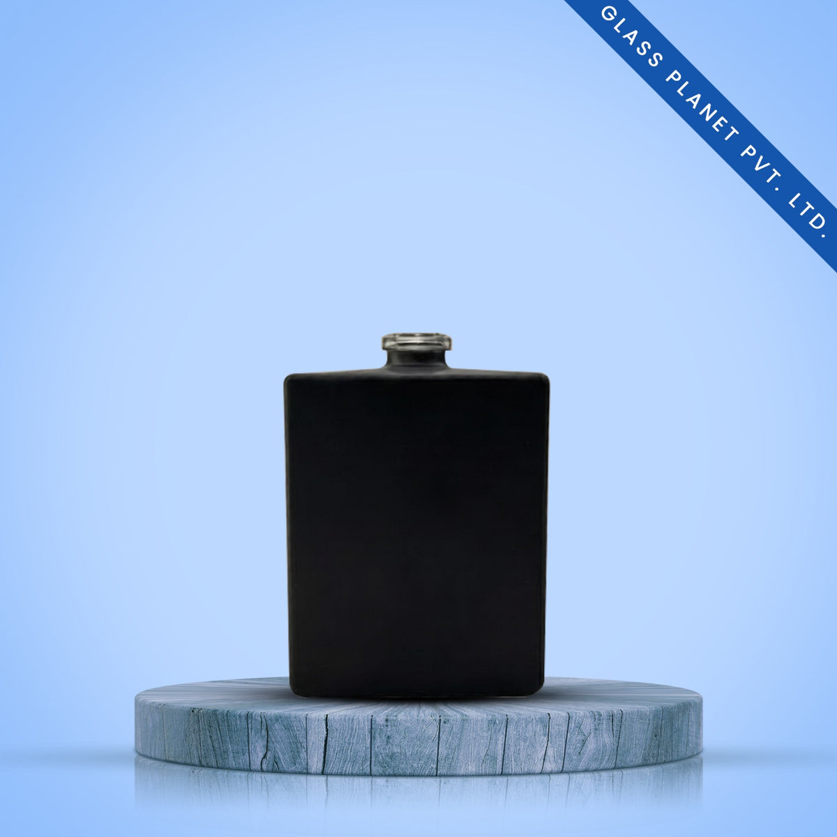 50 ml Black Coated Hamar Perfume Glass Bottle 15mm neck