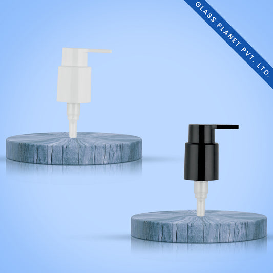 24mm Premium Lotion Pump Black and White