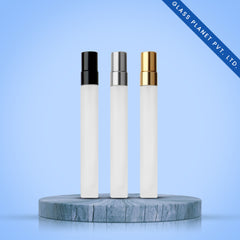 15ml Mini Perfume Frosted Glass Bottles with Aluminium Mist Pump